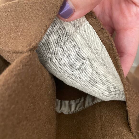 Vintage beautiful Lanvin Paris Camel Hair Single Breast Two Button Blazer Tan 52 - Picture 3 of 11